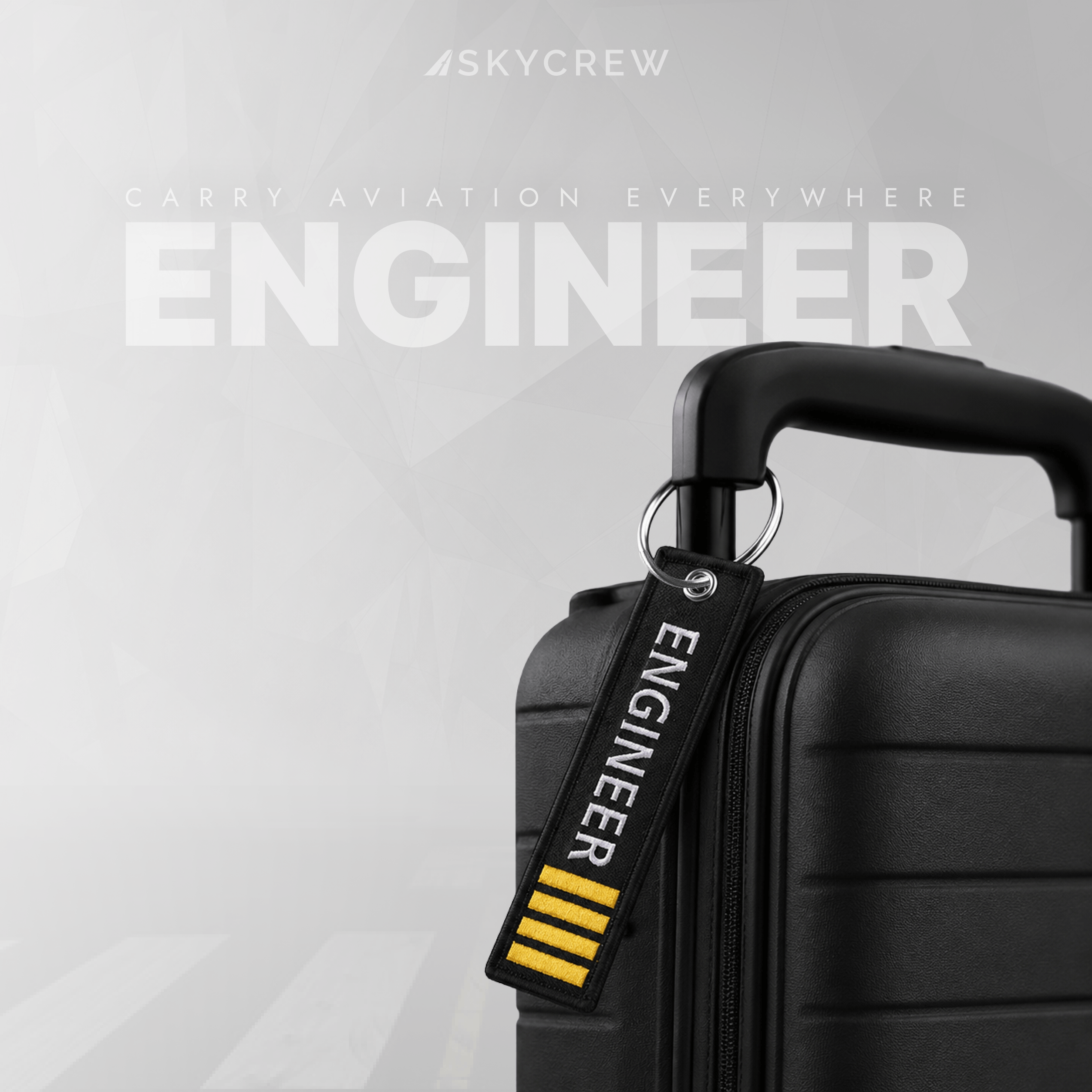 Aircraft Engineer Four-Bar Keychain